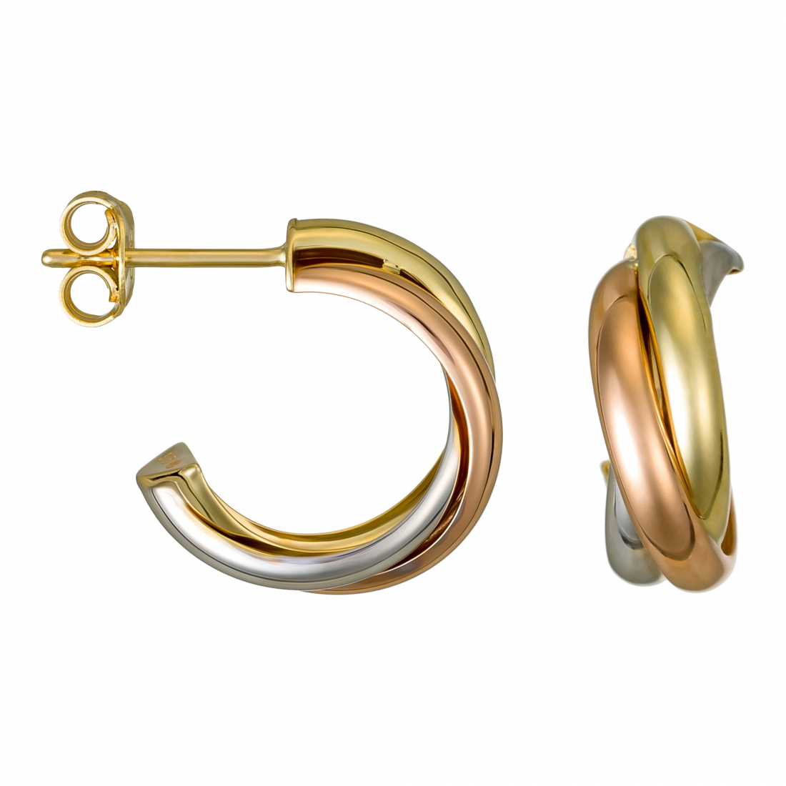 Boucles d'oreilles 'Trio D'Or' pour Femmes