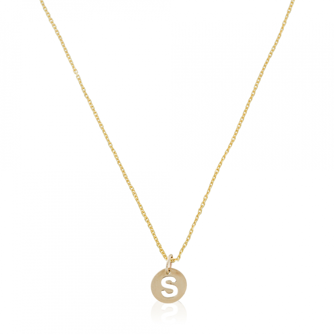 Pendentif sur chaine 'Lettre S' pour Femmes