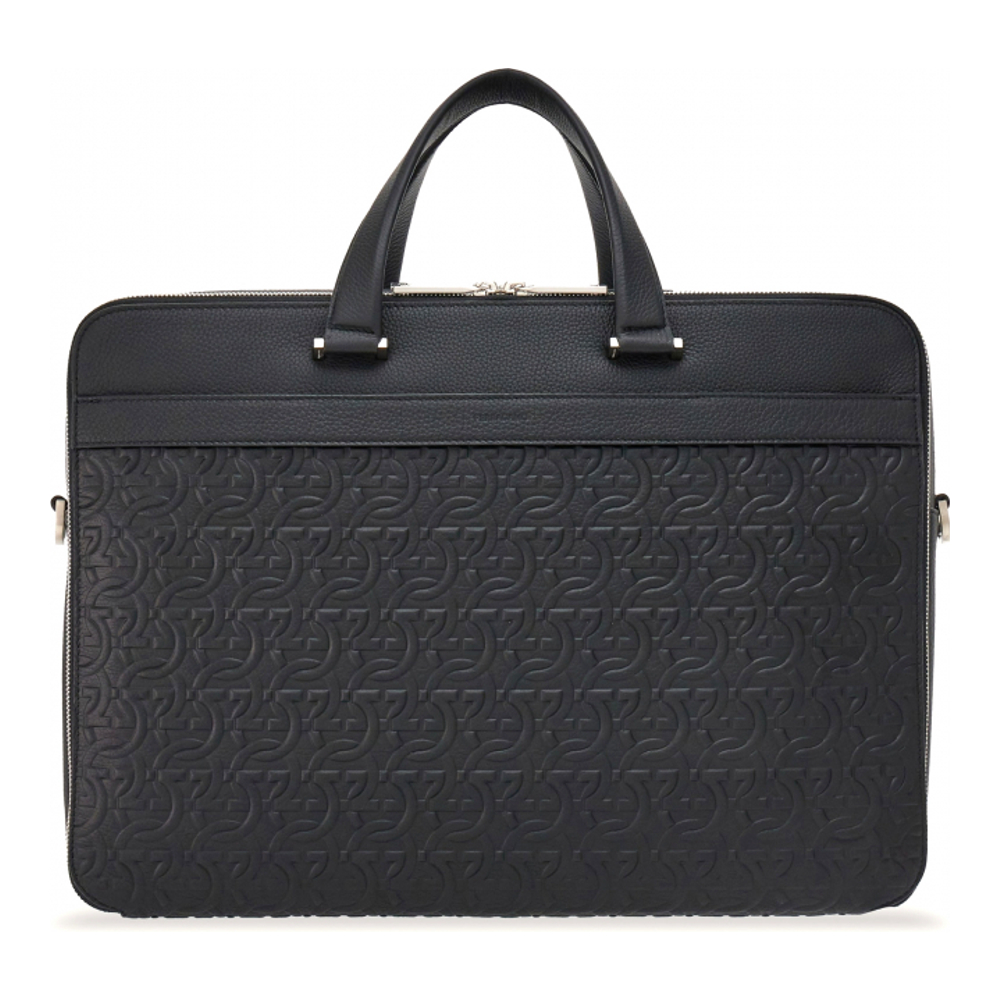 Mallette  'Embossed Gancini' pour Hommes