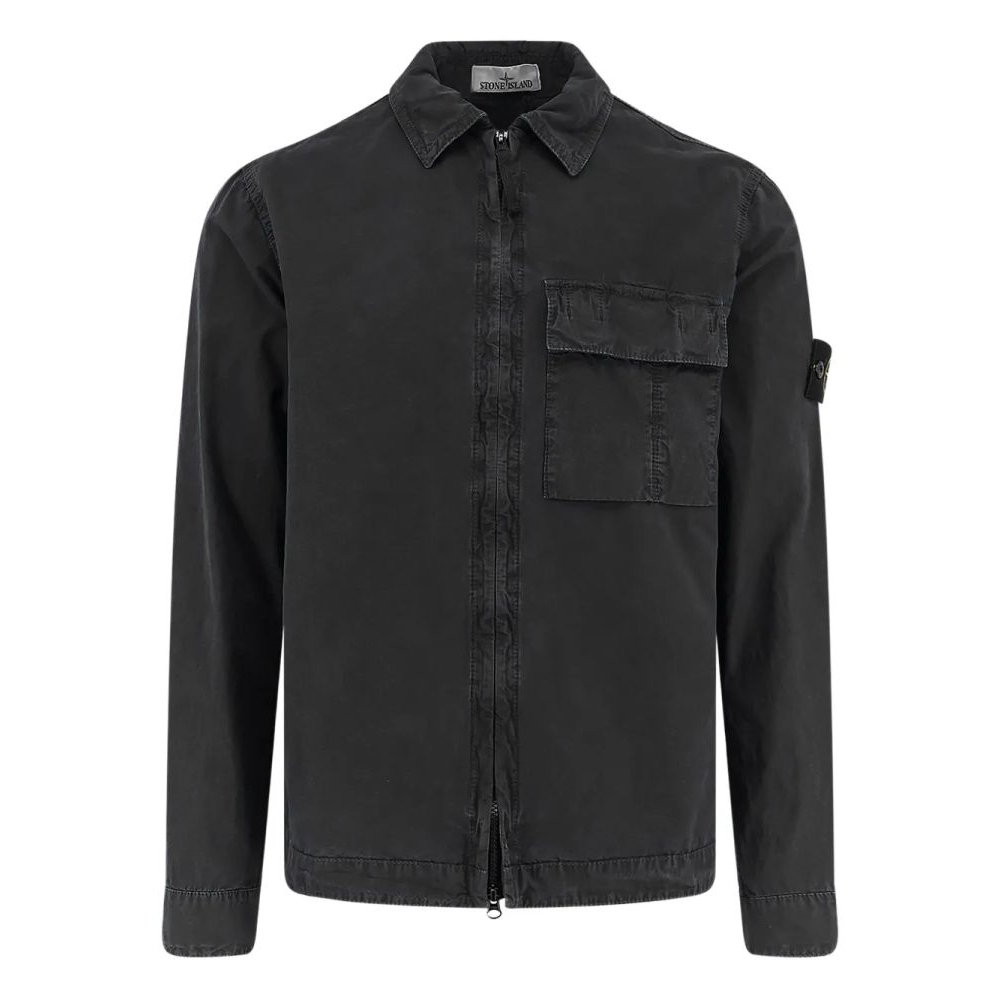 Chemise 'Flap-Pocket Logo-Patch' pour Hommes