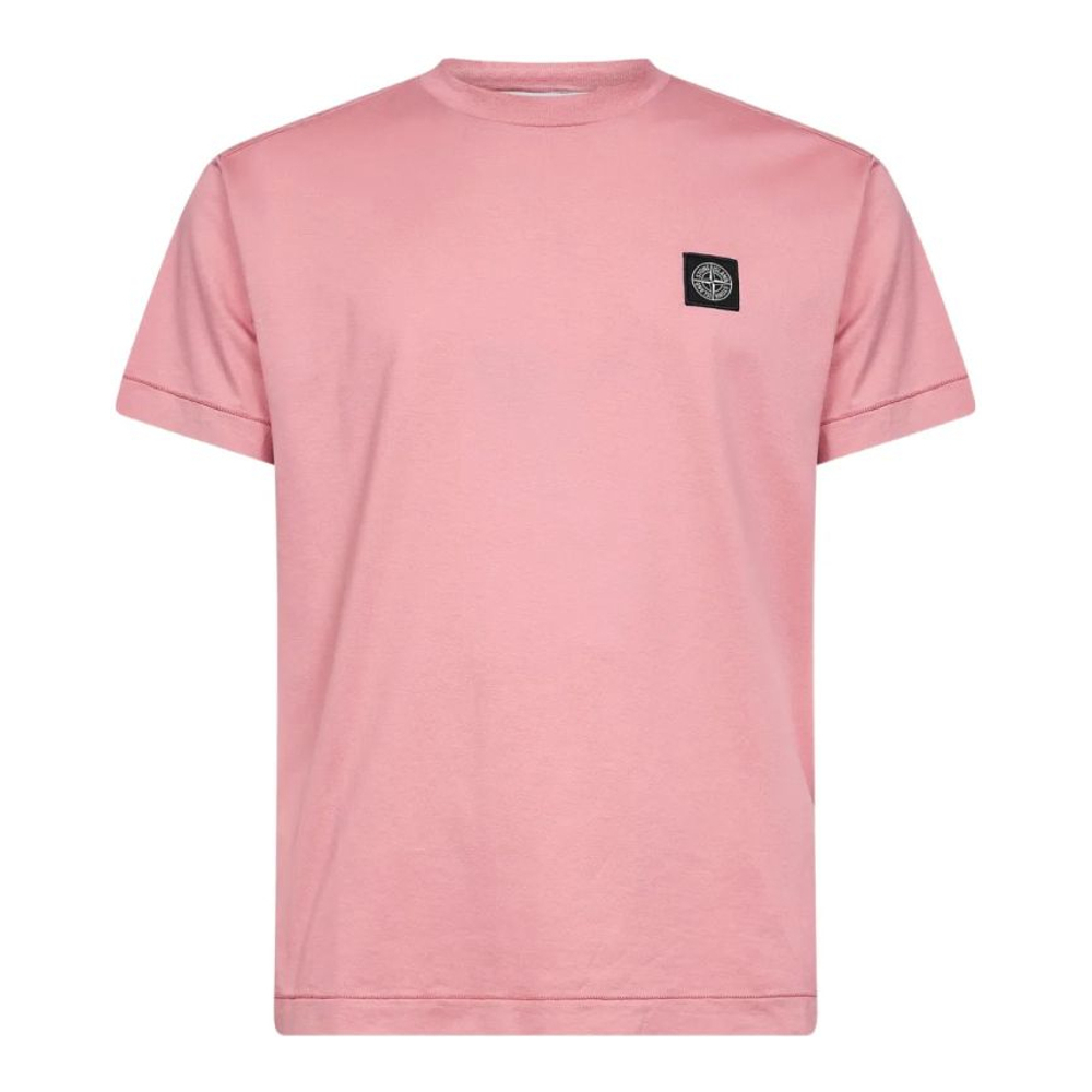 T-shirt 'Logo Patch Crew-Neck' pour Hommes