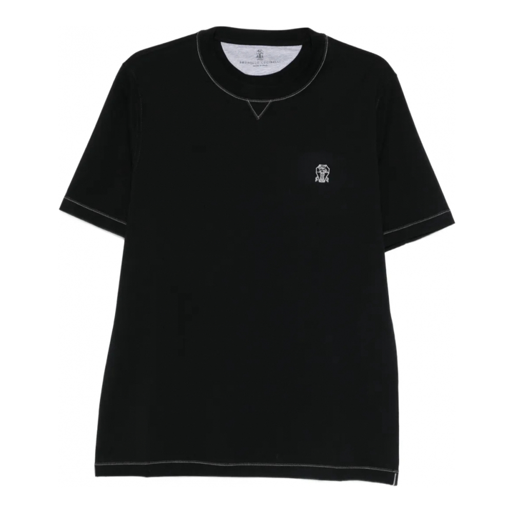 Men's 'Embroidered Trim' T-Shirt