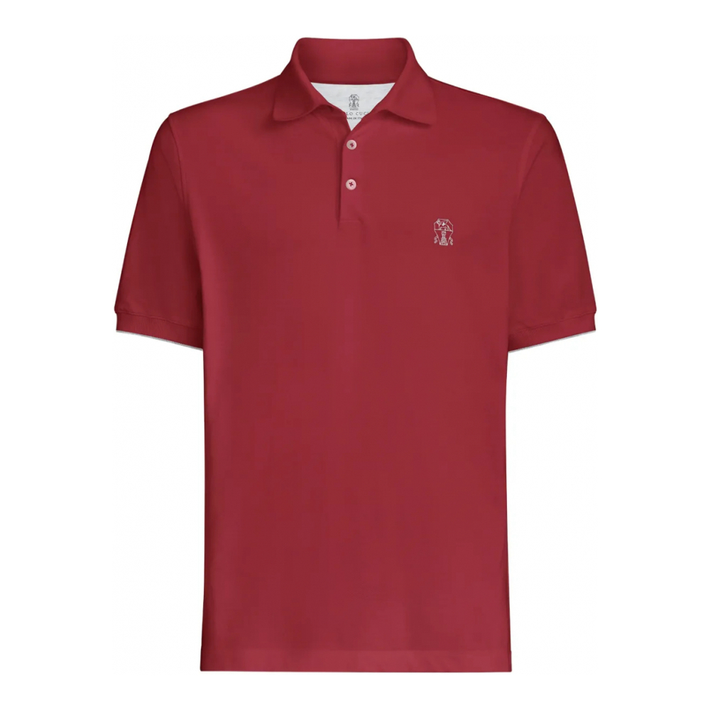 Polo 'Logo-Embroidered' pour Hommes