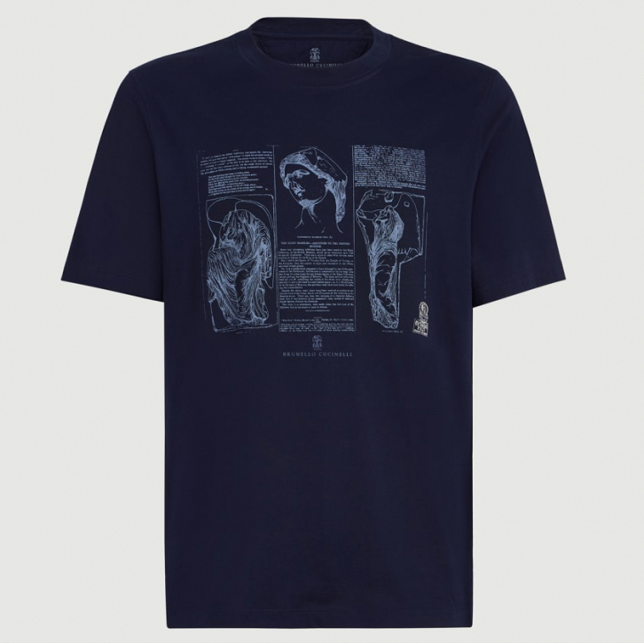 T-shirt 'With Print' pour Hommes