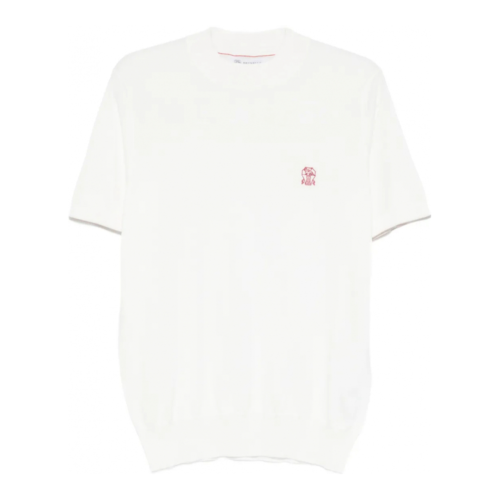 T-shirt 'Embroidered-Logo' pour Hommes