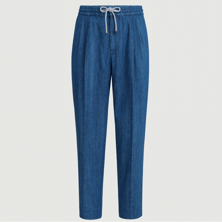 Men's 'With Drawstring And Double Pleats' Jeans