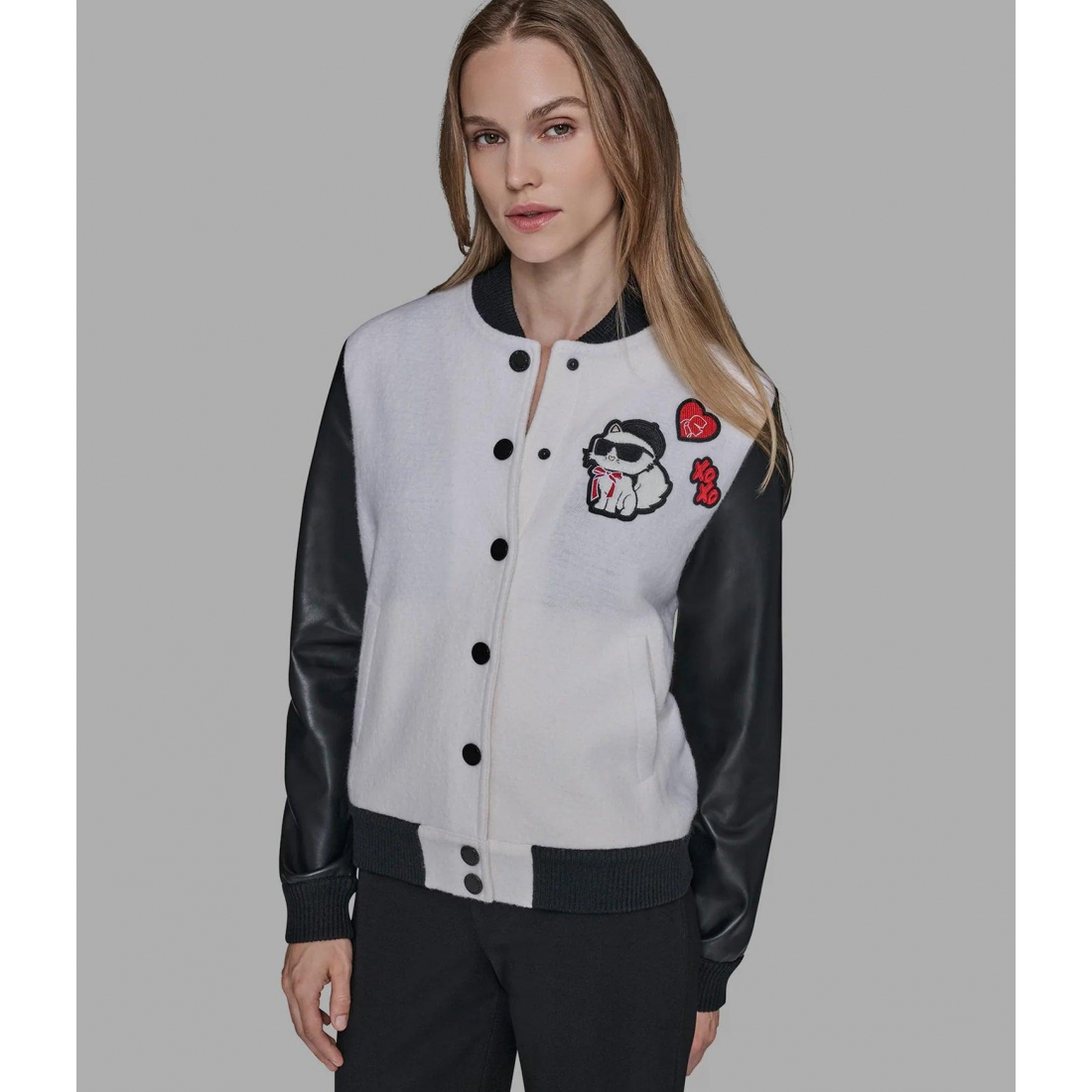 'Choupette Varsity Jacket' pour Femmes