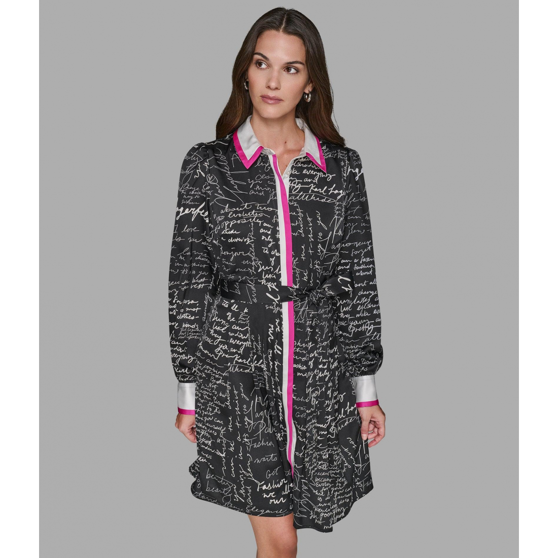 'Conversational Shirt Dress' für Damen