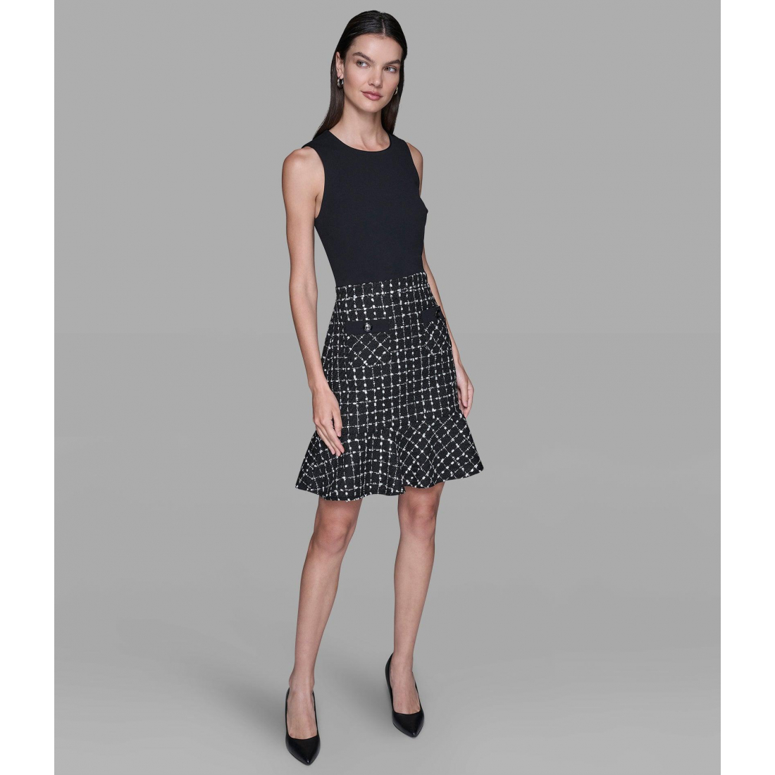 'Tweed Co-Ord Dress' pour Femmes