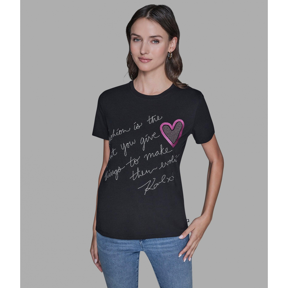 Women's 'Karl Quote Tee'