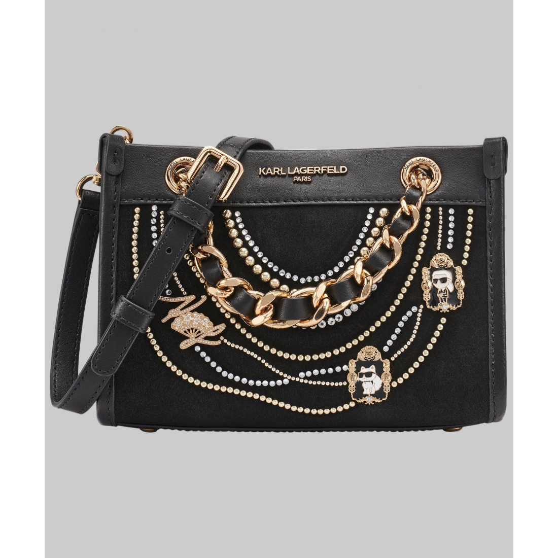 'Savoie Small Suede Leather Crossbody' für Damen