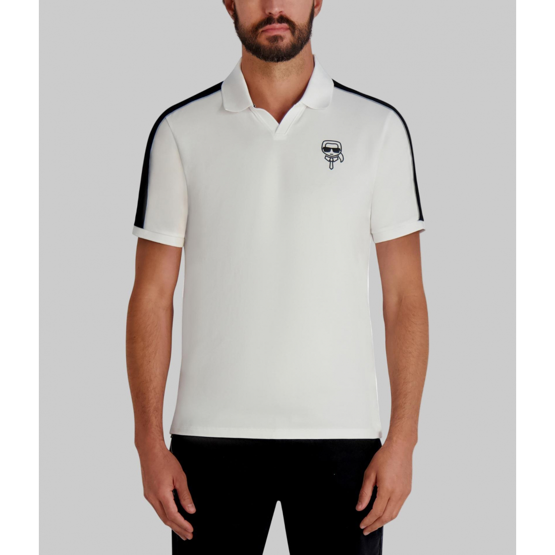'Jonny Collar Polo With Floating Karl Head' für Herren