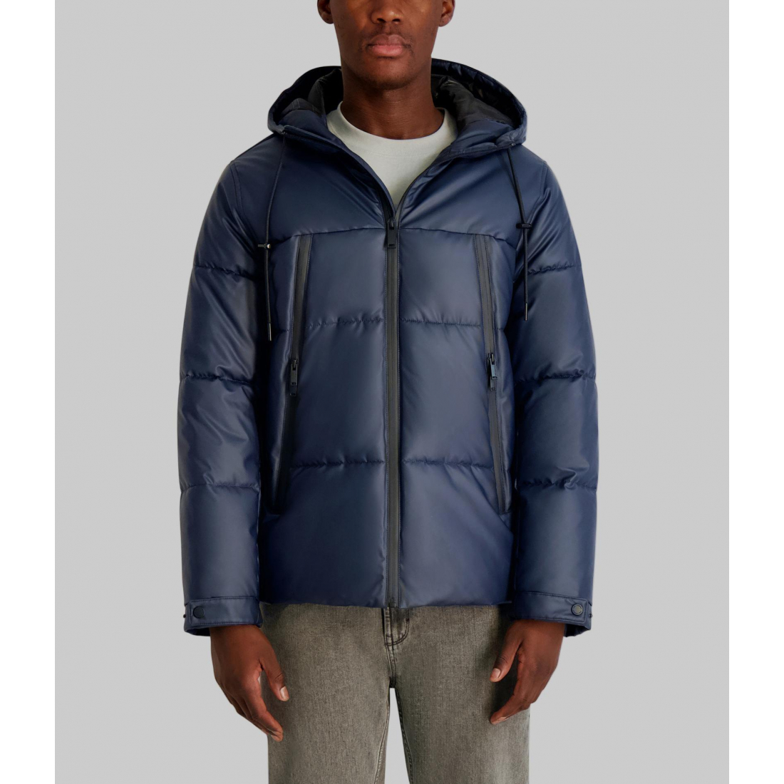 'Mid Weight Hooded Puffer With Pockets' für Herren