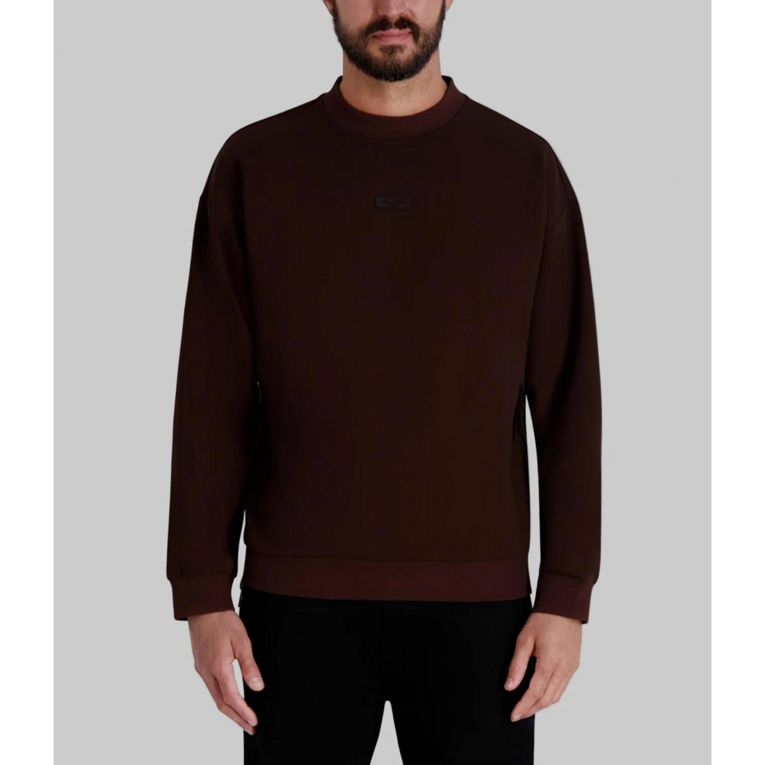 'Crew Neck Sweatshirt With Patch Logo' pour Hommes
