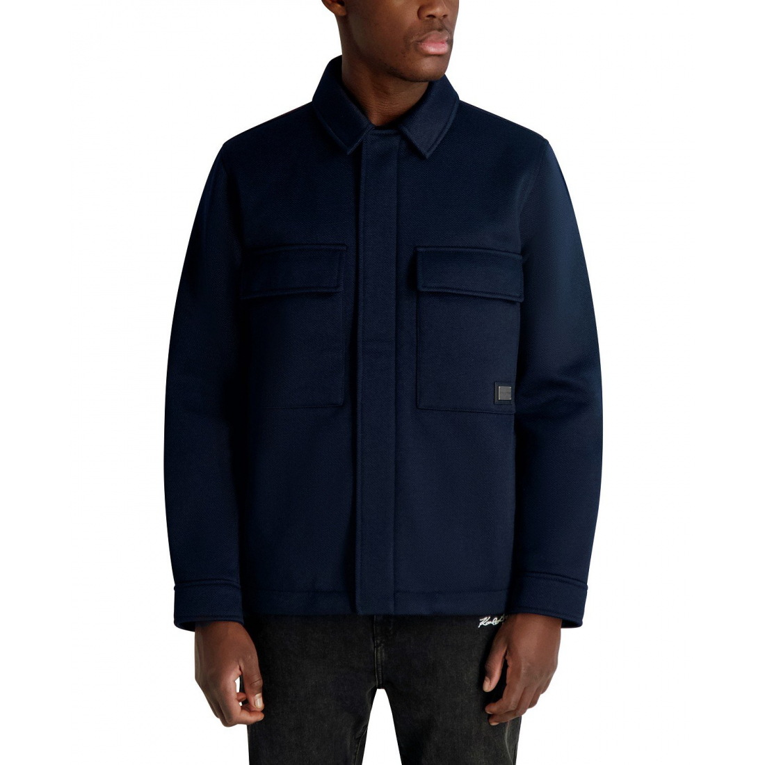 'Twill Collared Shirt Jacket' für Herren