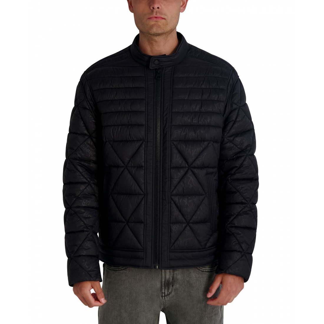 'Graffiti Karl Quilted Jacket' für Herren