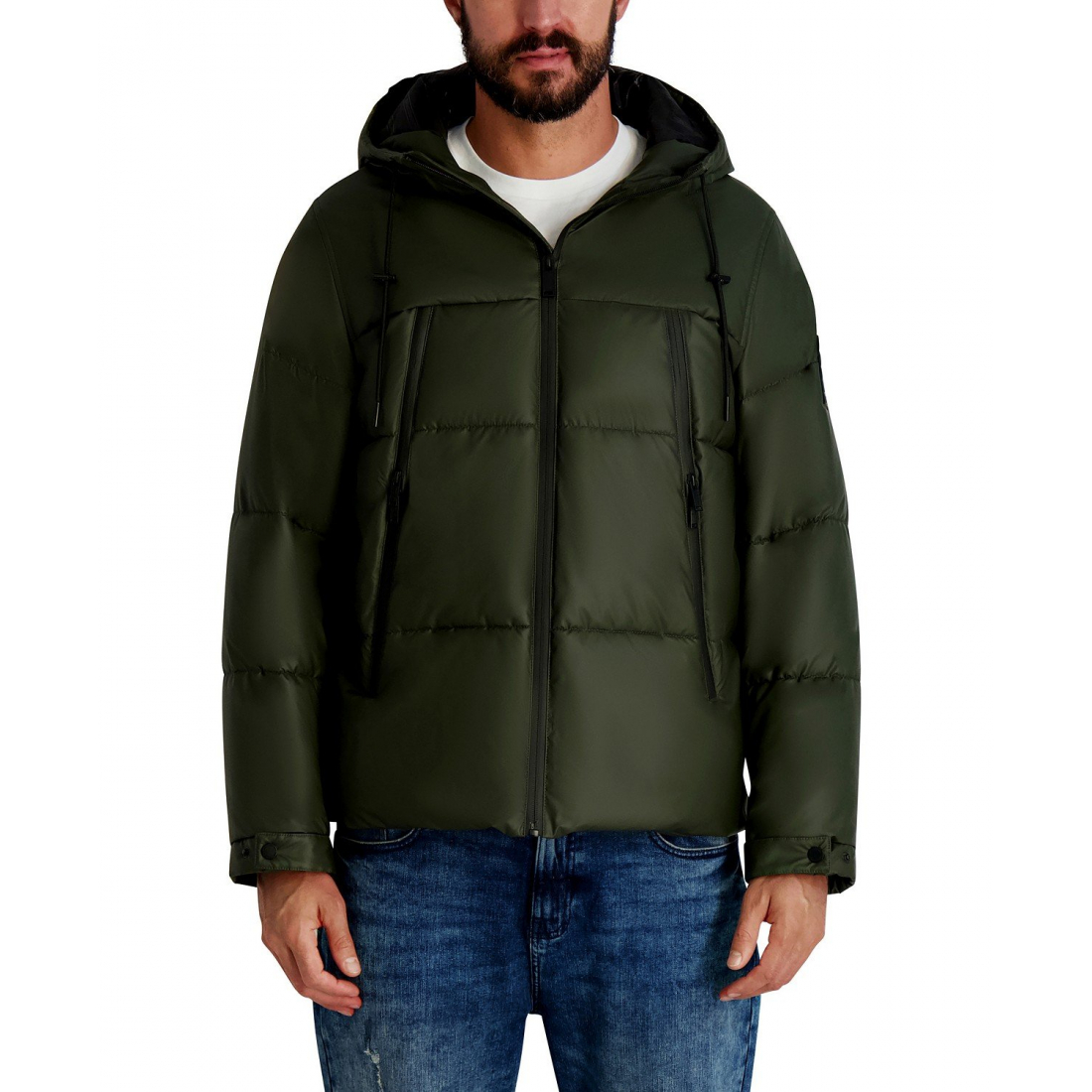 'Midweight Hooded Puffer Pockets Jacket' pour Hommes