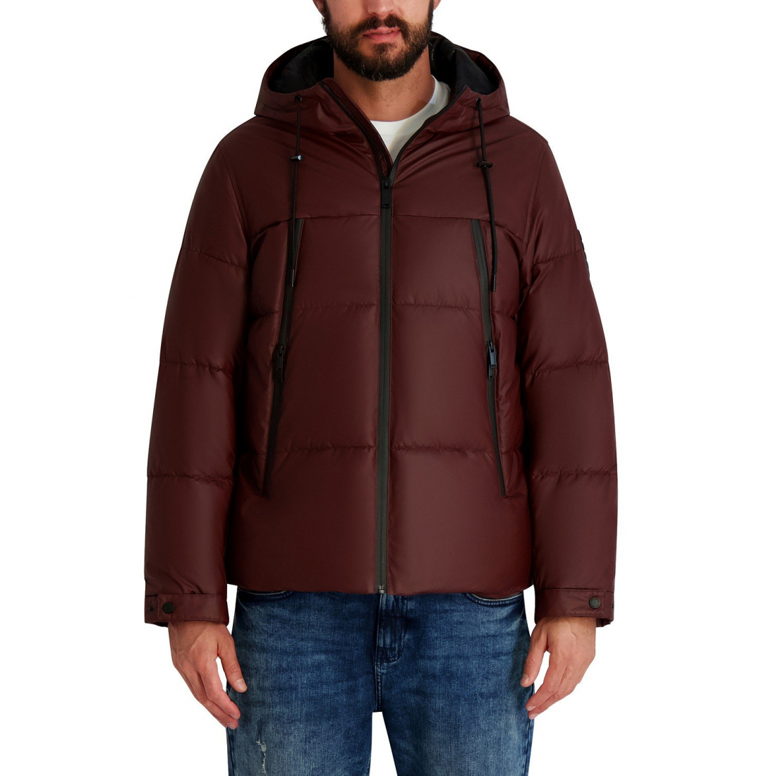 'Midweight Hooded Puffer Pockets Jacket' für Herren