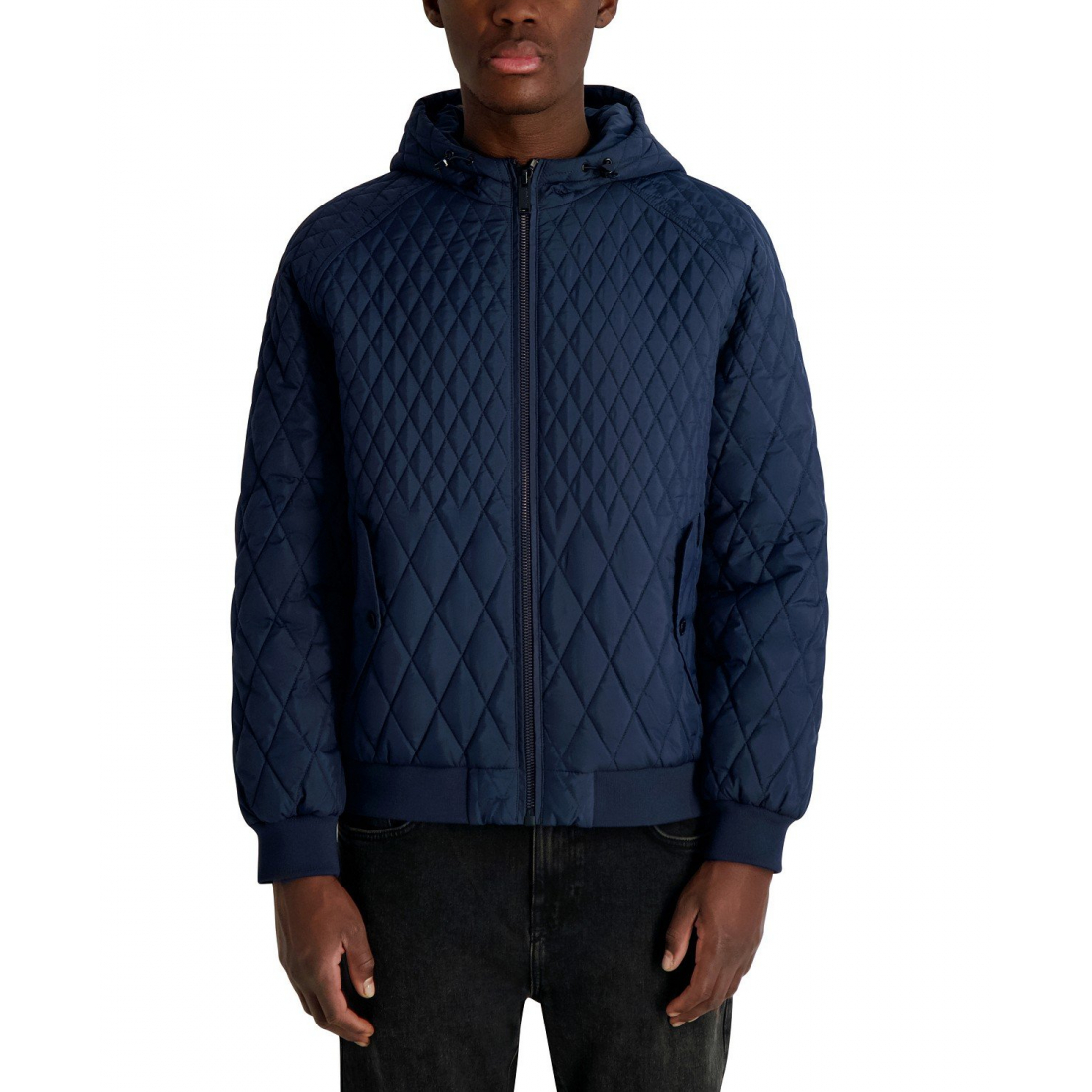 'Diamond Quilted Bomber Jacket' pour Hommes