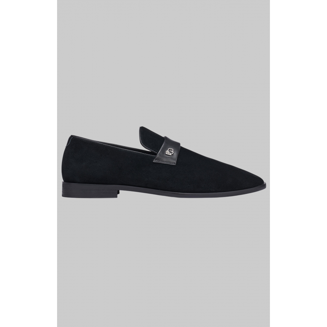 'Suede Evening Loafer With Leather Band' für Herren