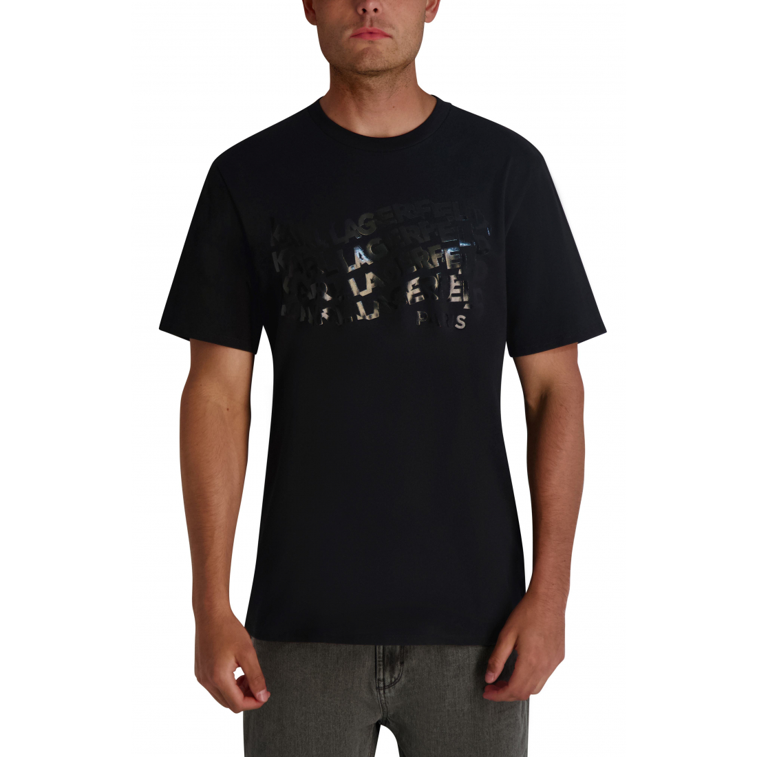 'Wavy Logo Graphic T-Shirt' für Herren