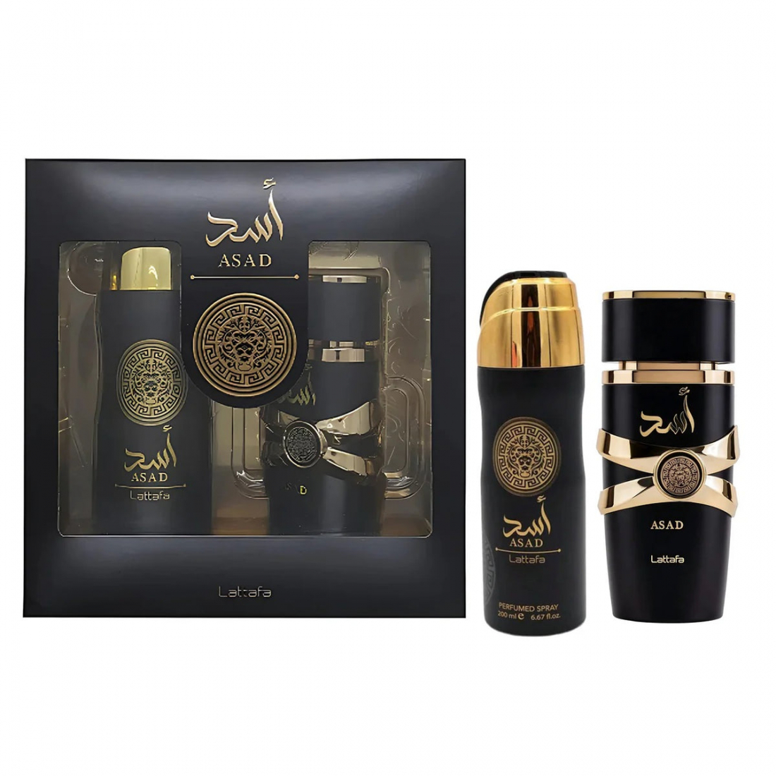 Coffret de parfum 'Asad' - 2 Pièces