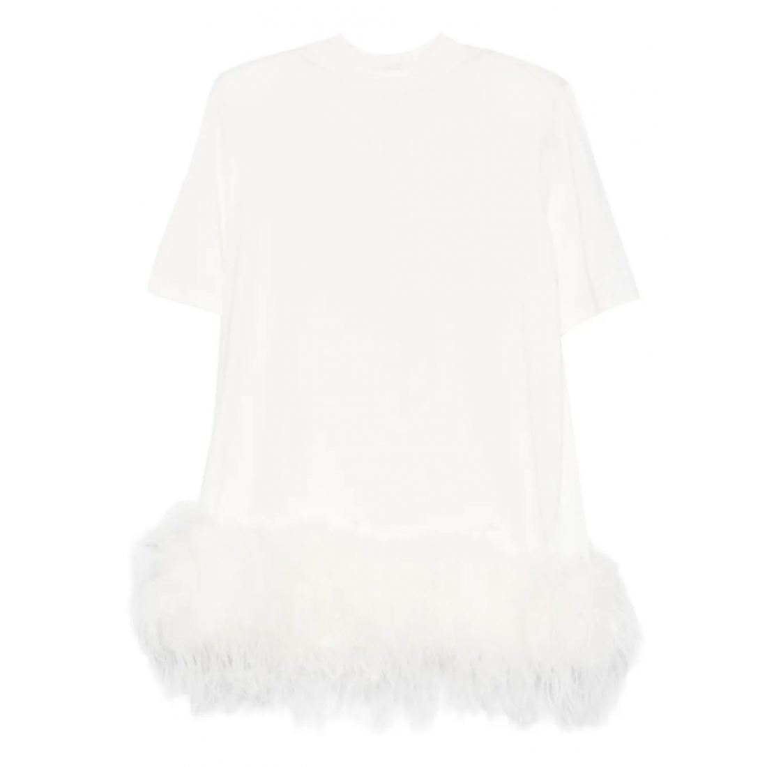 Robe mini 'Feather Trim' pour Femmes