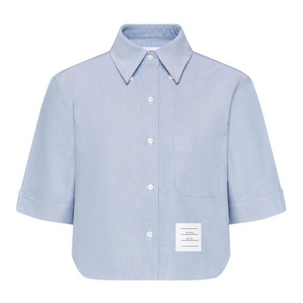 Chemise 'Oxford Cropped' pour Femmes