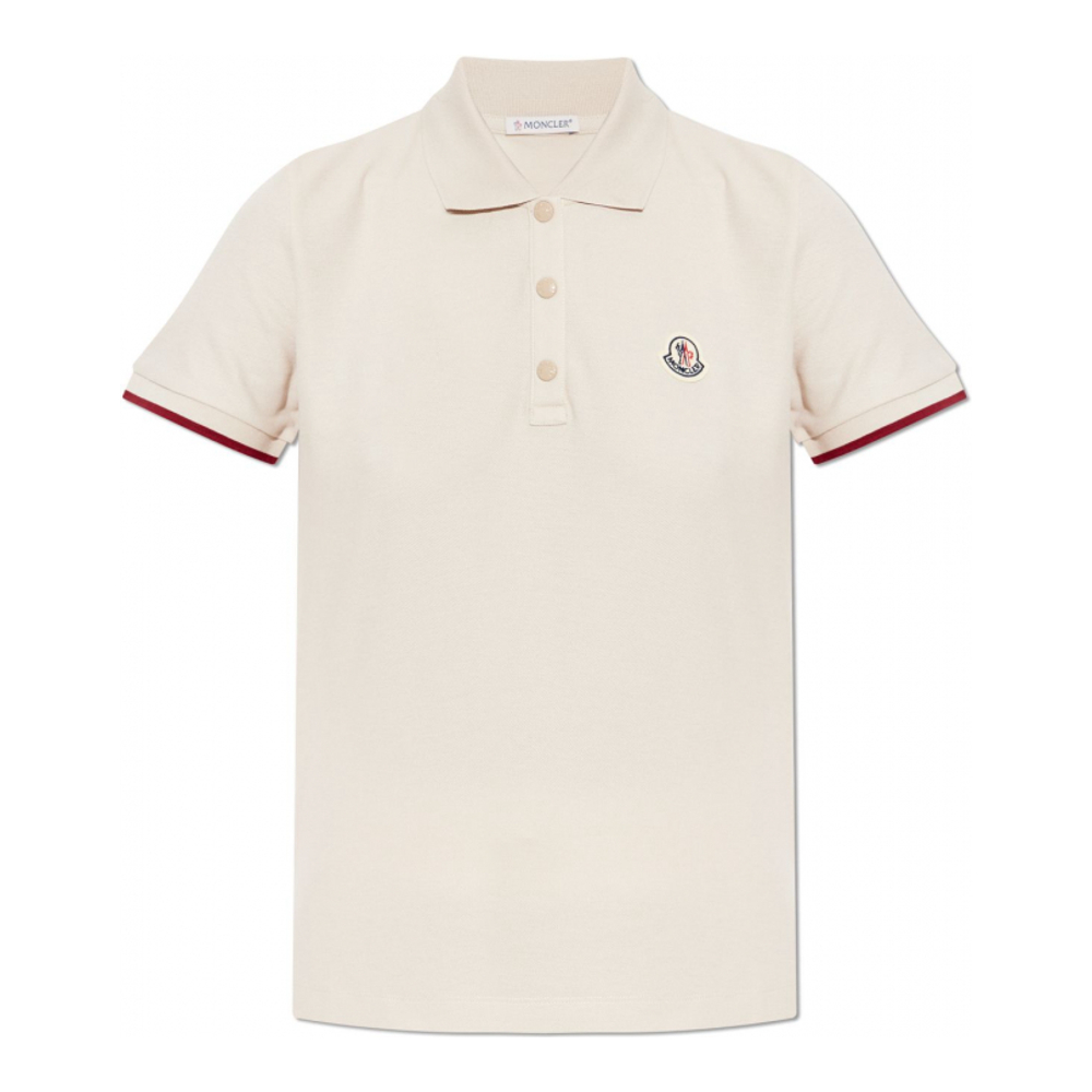 'Logo' Polohemd für Damen