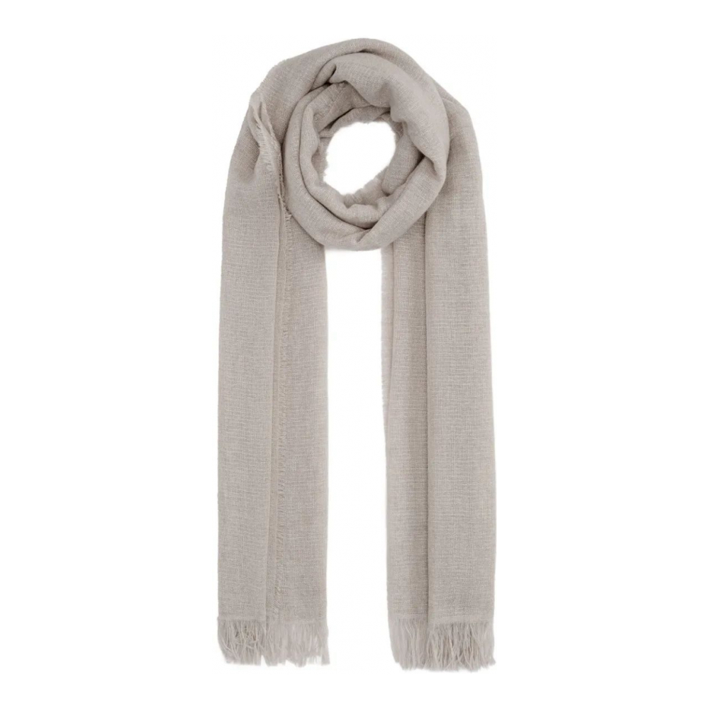 Foulard 'Metallic-Thread Fringed' pour Femmes