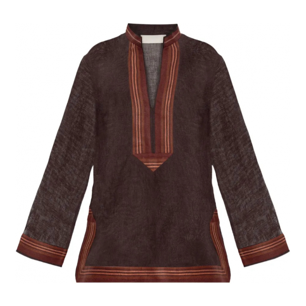 Women's 'Striped-Detail' Blouse