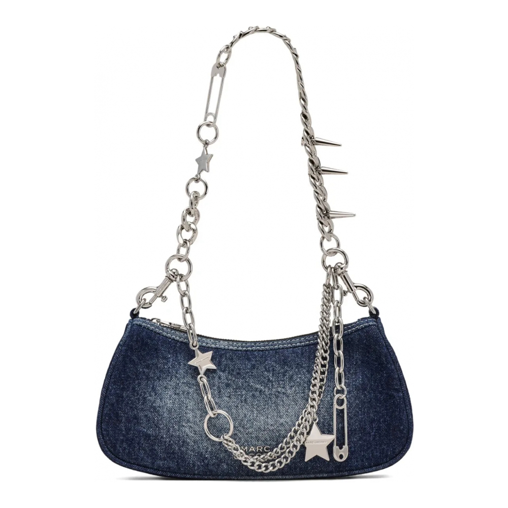 Women's 'Denim Charm' Shoulder Bag