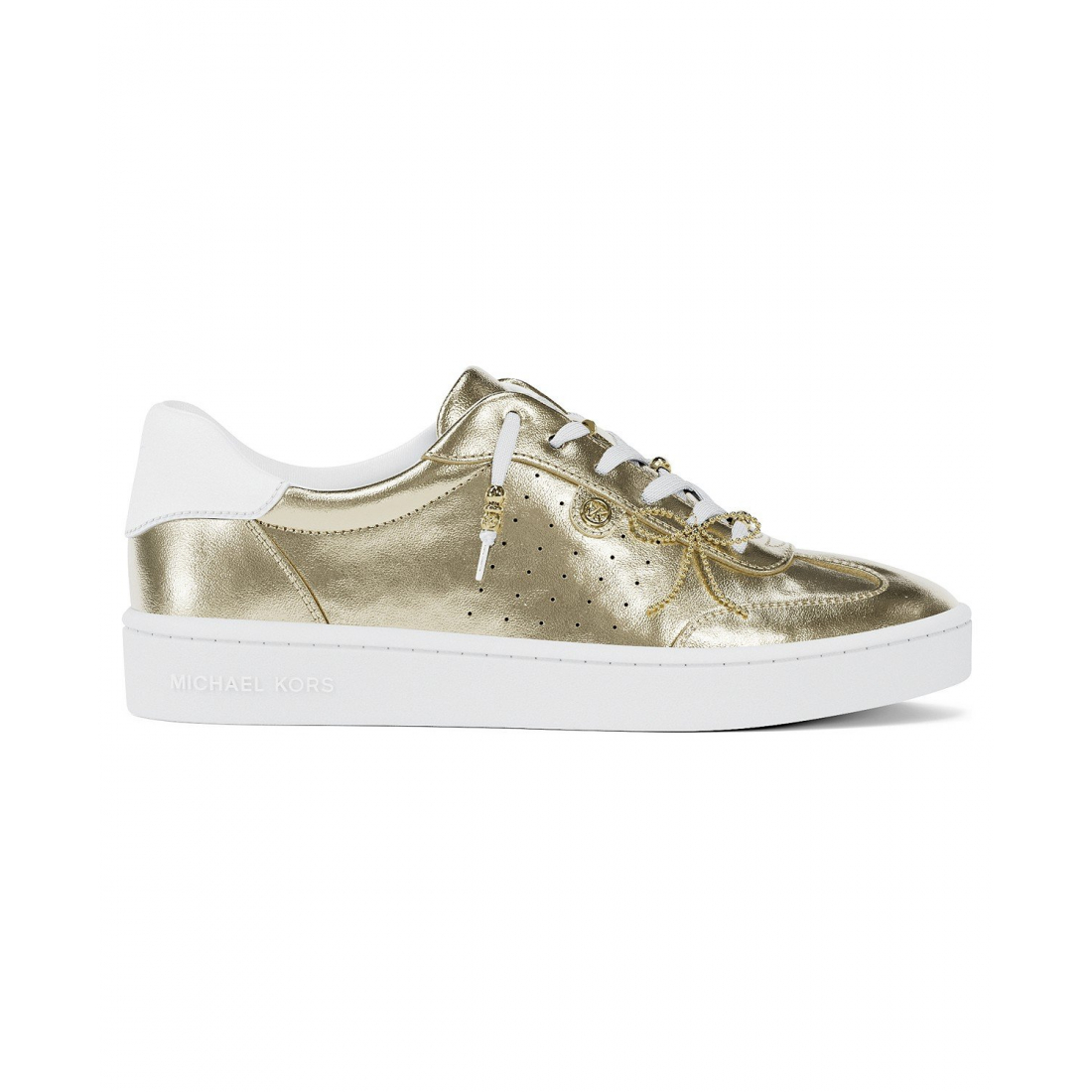'Scotty Leather Lace-up Sneakers with Charms' pour Femmes
