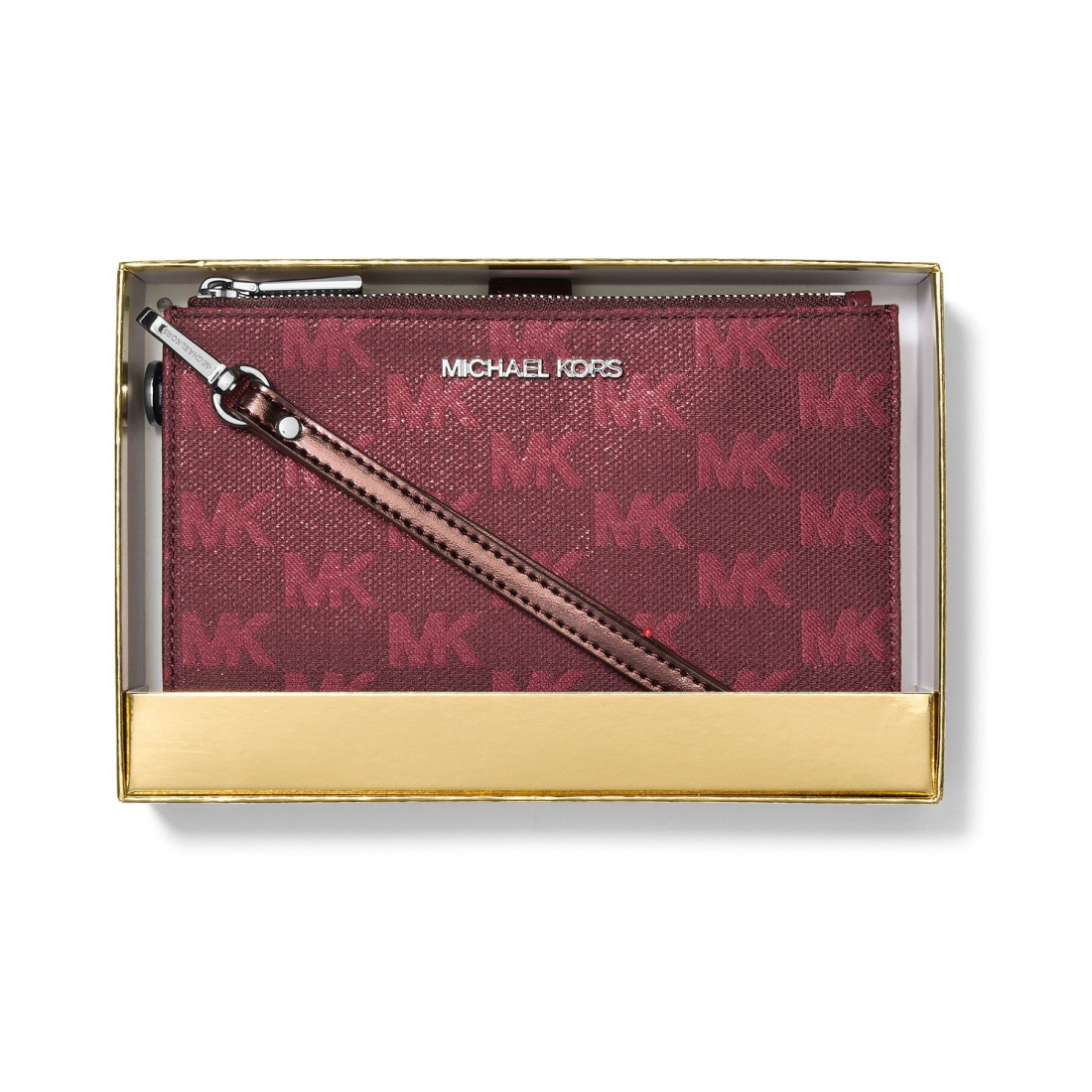'Michael Kors Boxed Jet Set Double Zip Wristlet' pour Femmes
