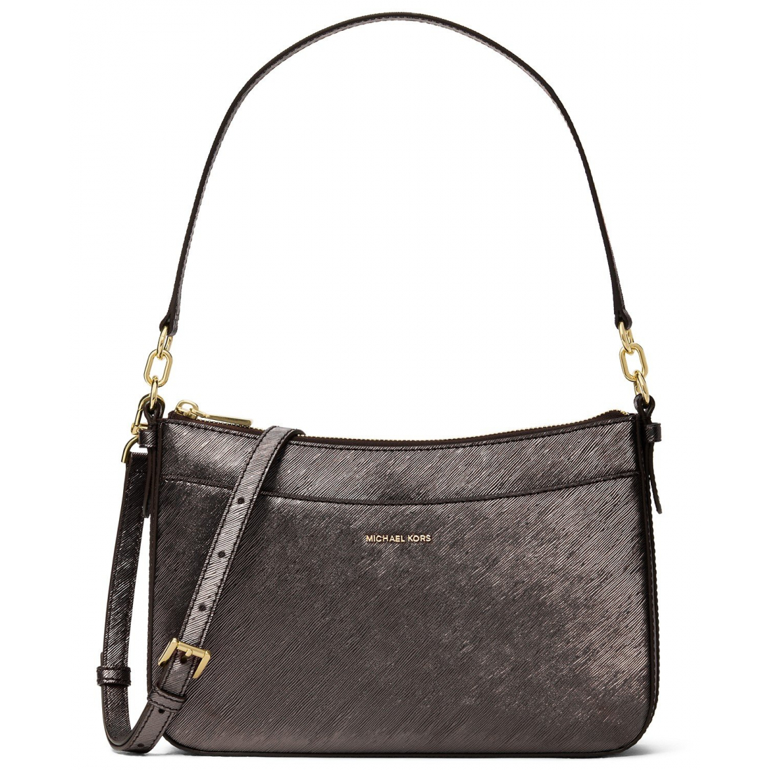 Women's 'Michael Kors Jet Set Top Zip Pouchette Crossbody Bag'