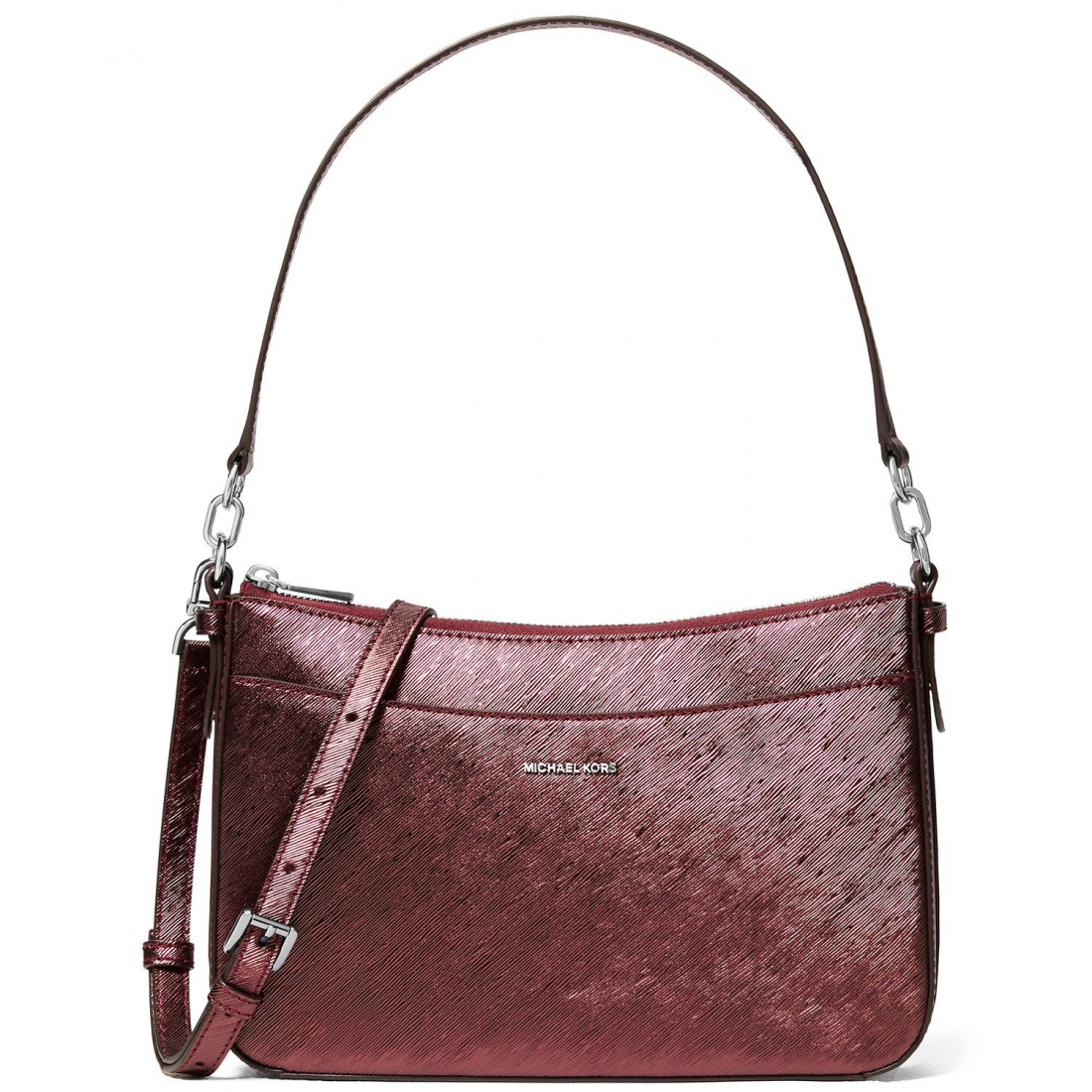 Women's 'Michael Kors Jet Set Top Zip Pouchette Crossbody Bag'