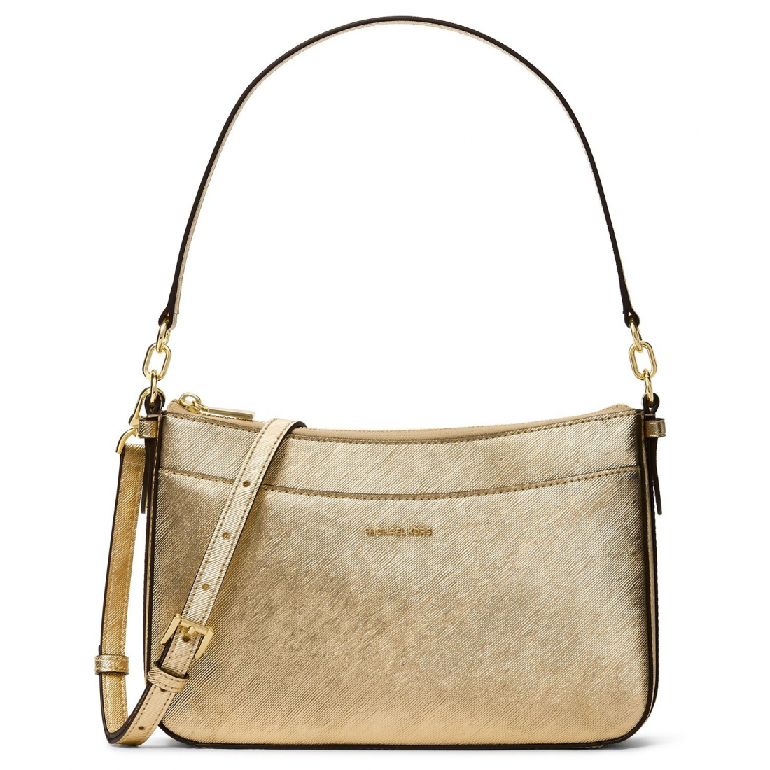 Women's 'Michael Kors Jet Set Top Zip Pouchette Crossbody Bag'