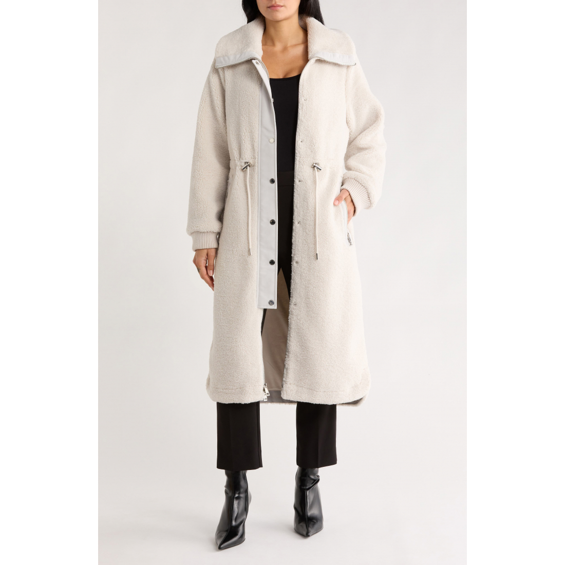 'Faux Shearling Anorak Jacket' für Damen