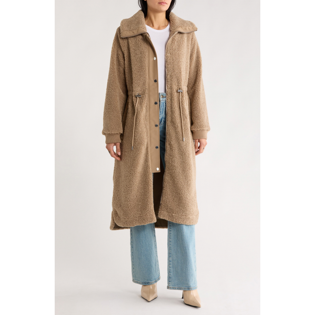 'Faux Shearling Anorak Jacket' für Damen