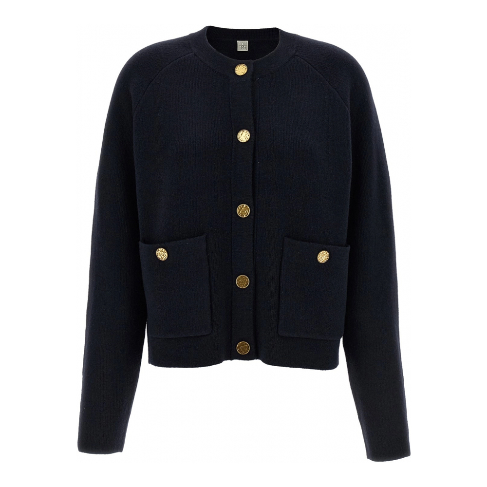 Cardigan 'Hammered Button' pour Femmes