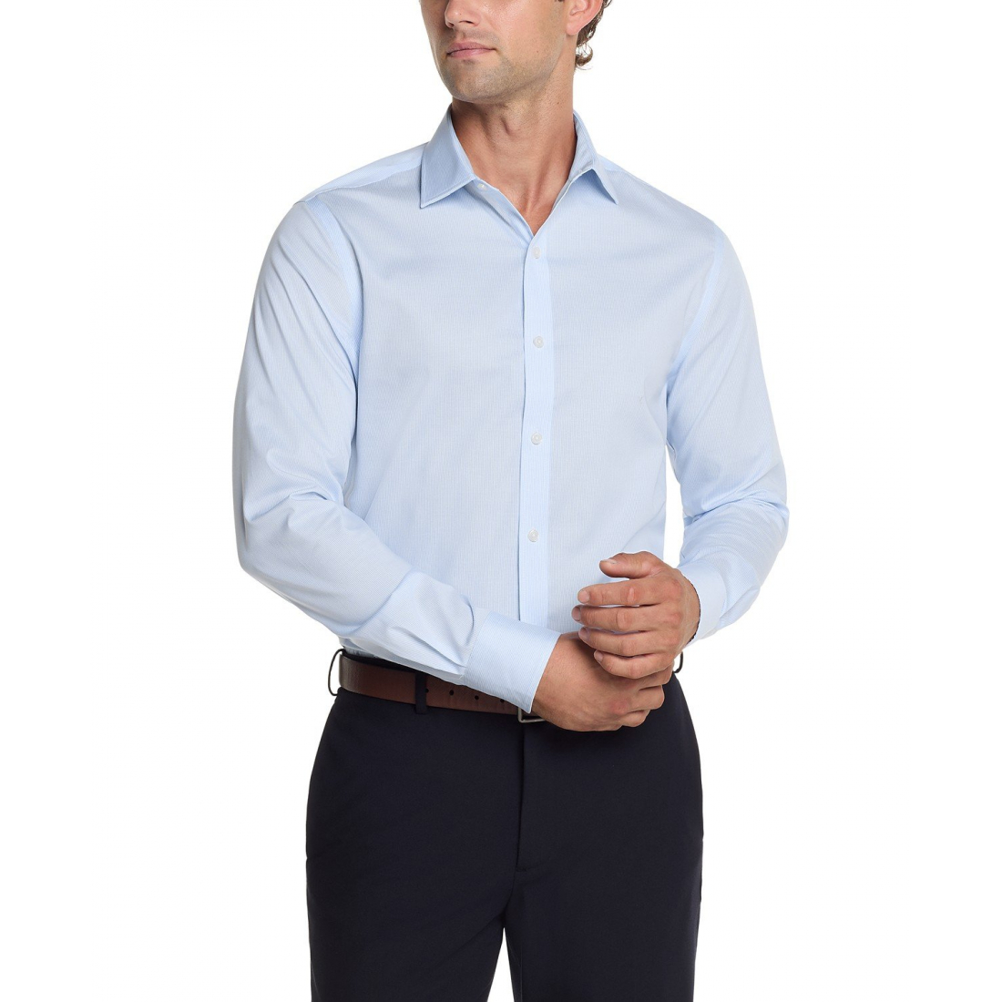 'Flex Spread Collar Slim-Fit Dress Shirt' pour Hommes