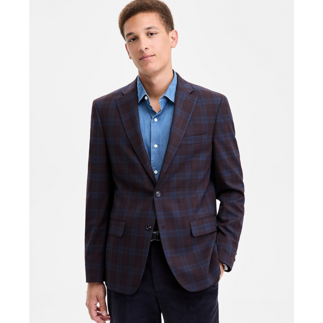 'Modern-Fit Check Sport Coat' für Herren