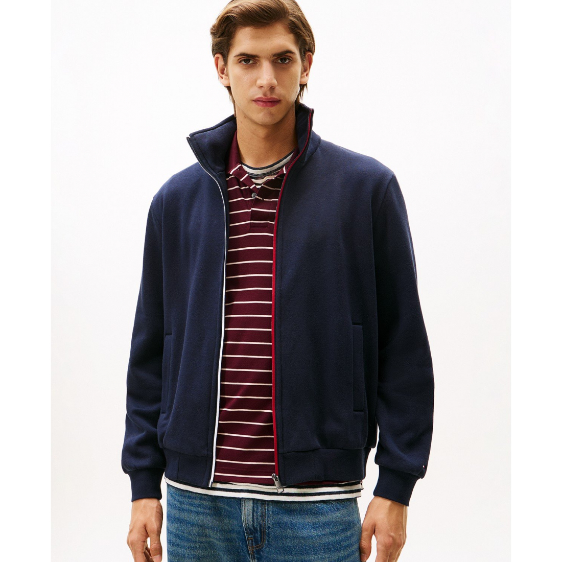 'Global Stripe Zip-Through Jacket' pour Hommes