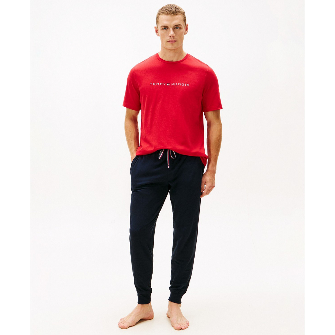 'Sueded Jersey Top and Pajama Sleep, 2-Piece Set' pour Hommes
