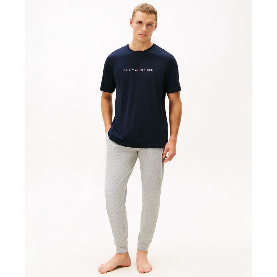 'Sueded Jersey Top and Pajama Sleep, 2-Piece Set' pour Hommes