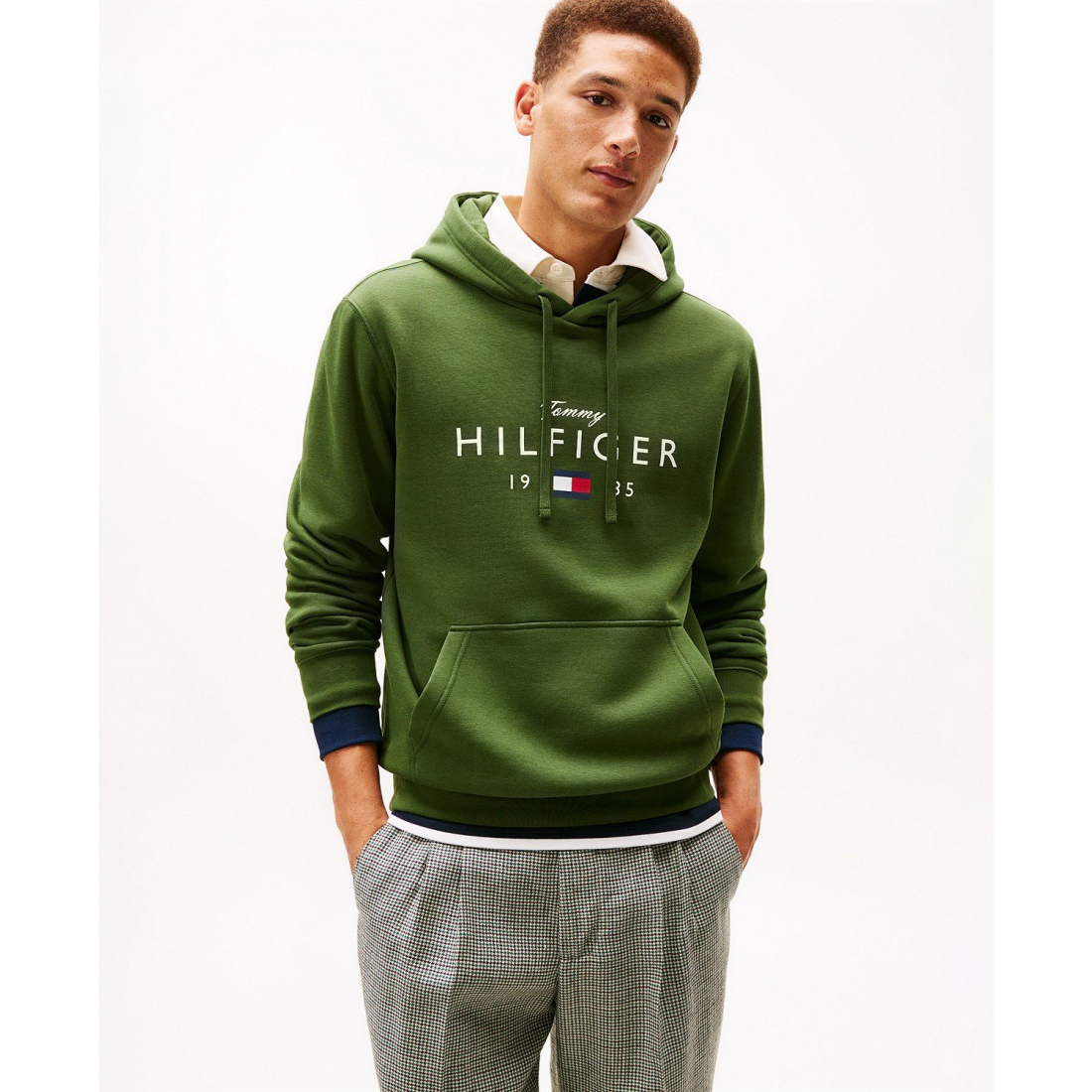 'Big Hilfiger Regular-Fit Hoodie' pour Hommes