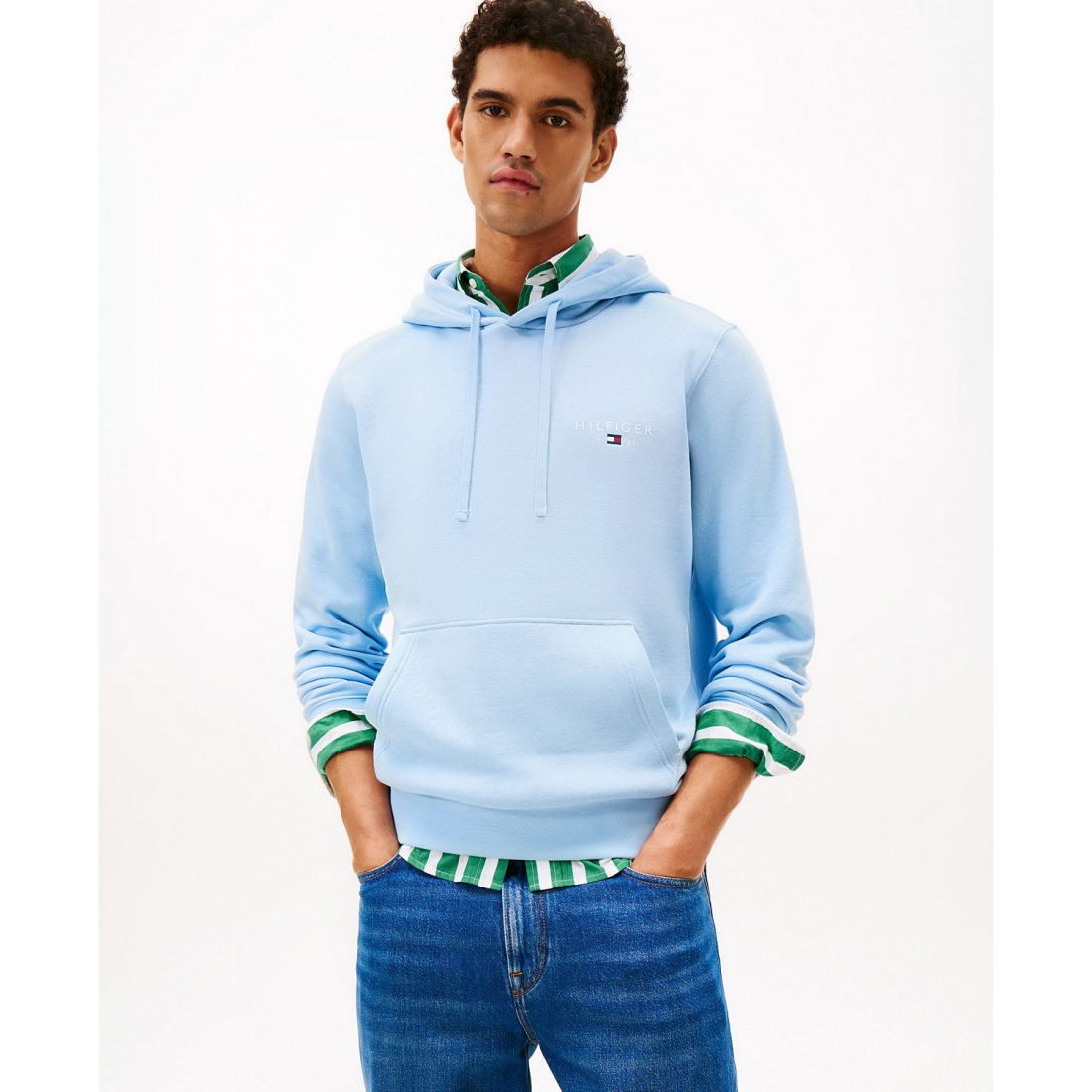 'Regular-Fit Brand Love Small Hilfiger Hoodie' für Herren