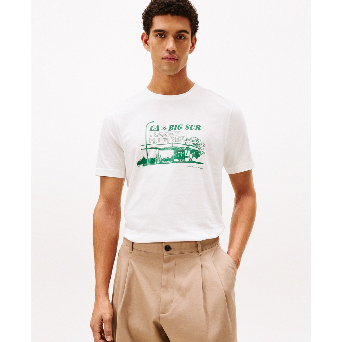 'Photo Print Graphic T-Shirt' pour Hommes