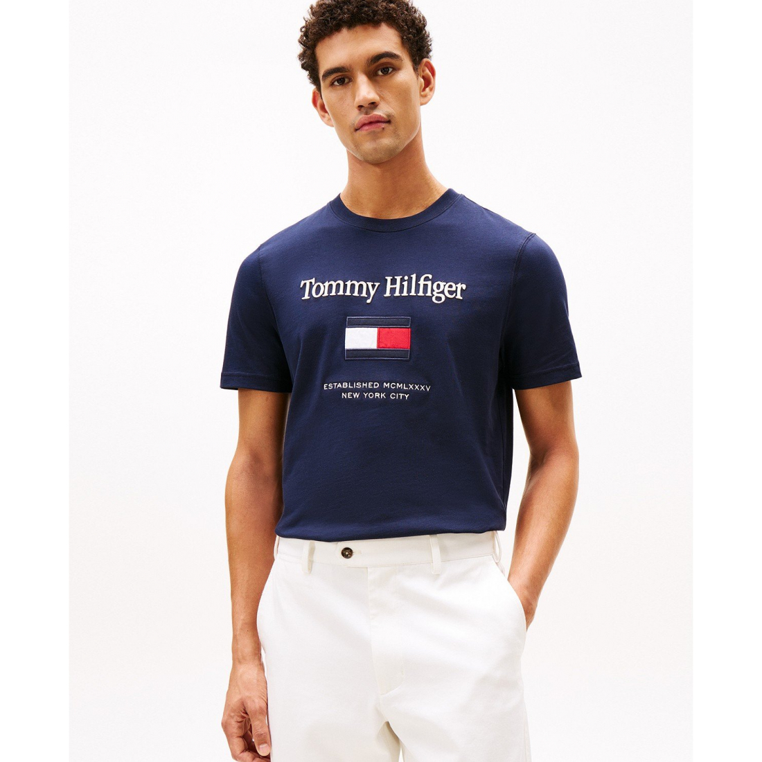 'Logo Embroidered Flag T-Shirt' für Herren
