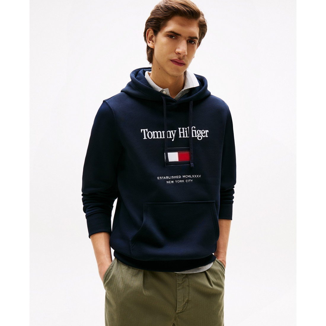 'Embroidered Flag Hoodie' für Herren